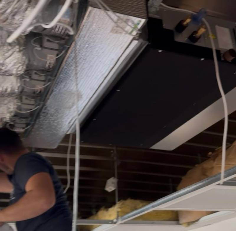 Installation de climatisation gainable à Tresses dans une maison neuve