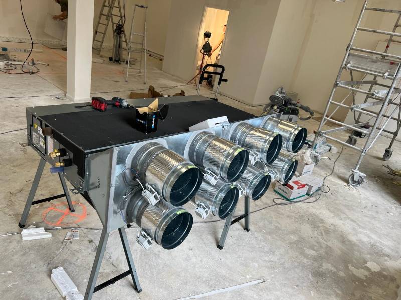 Installation d'une climatisation gainable pour un futur restaurant à Bordeaux